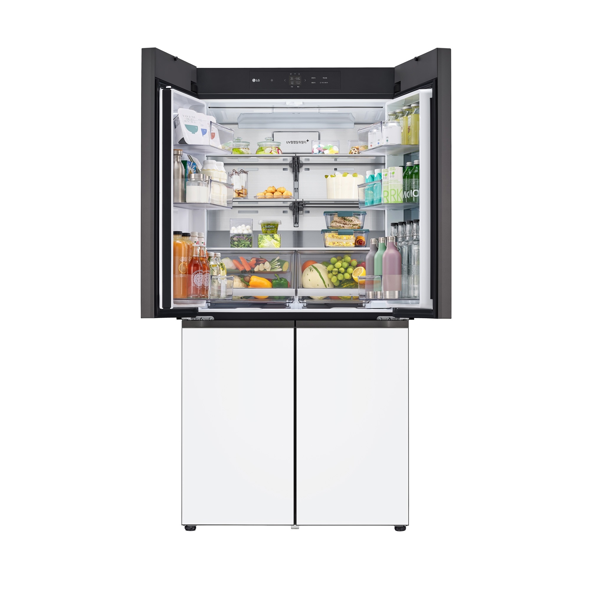 LG 디오스 오브제컬렉션 STEM 베이직 노크온 냉장고 601L 빌트인 (메탈패널)