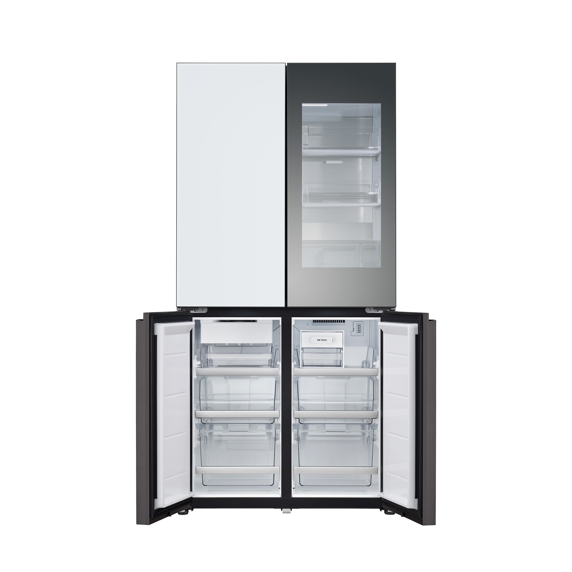 LG 디오스 오브제컬렉션 STEM 베이직 빌트인 냉장고 601L (글라스패널)