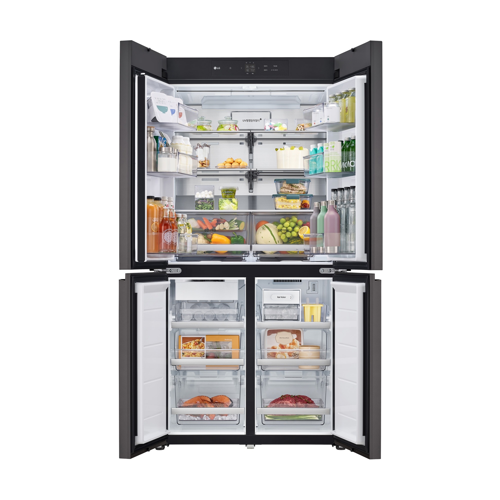 LG 디오스 오브제컬렉션 STEM 베이직 냉장고 601L 빌트인 (메탈패널)