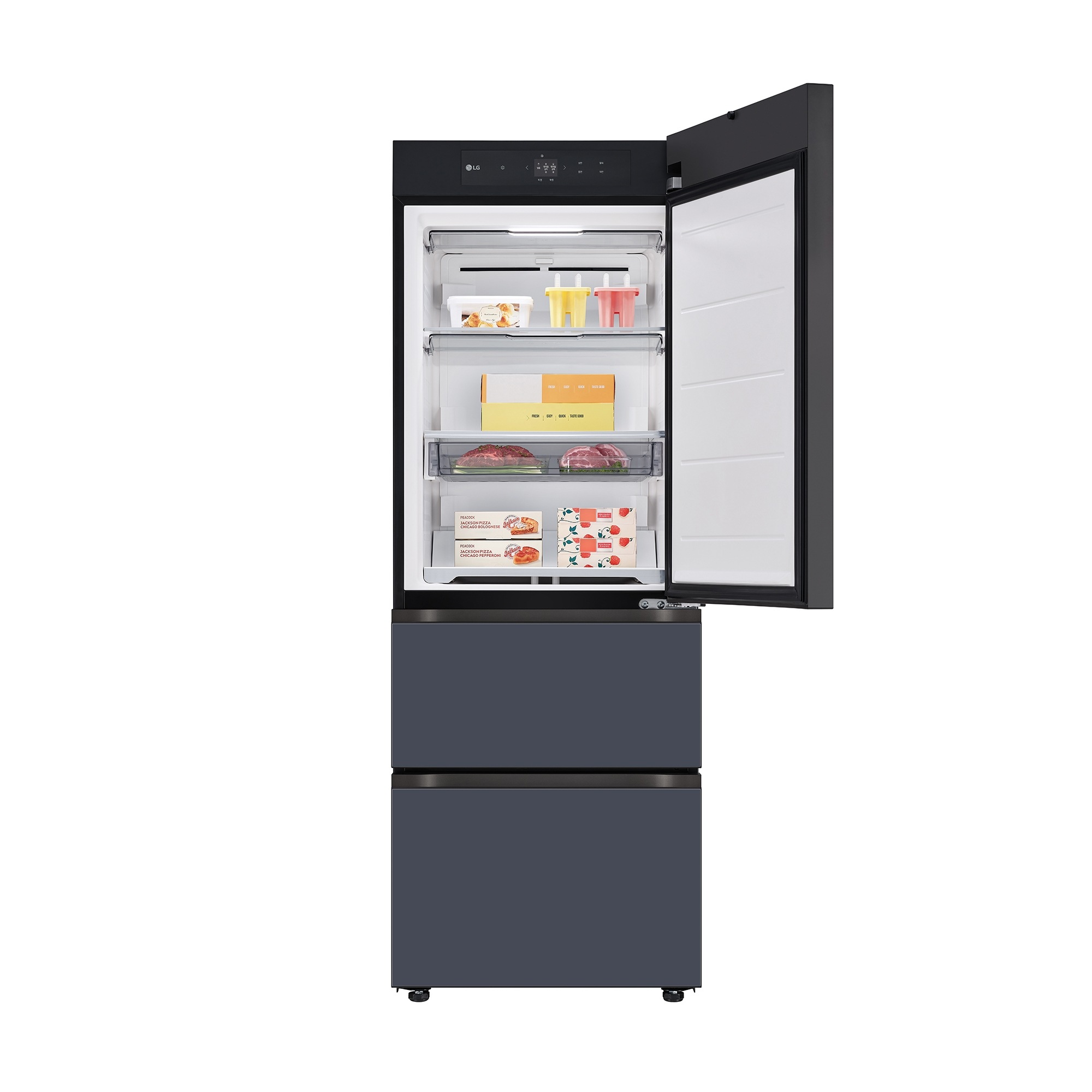 디오스 오브제컬렉션 김치톡톡 Fit & Max 냉장고 324L (메탈패널)