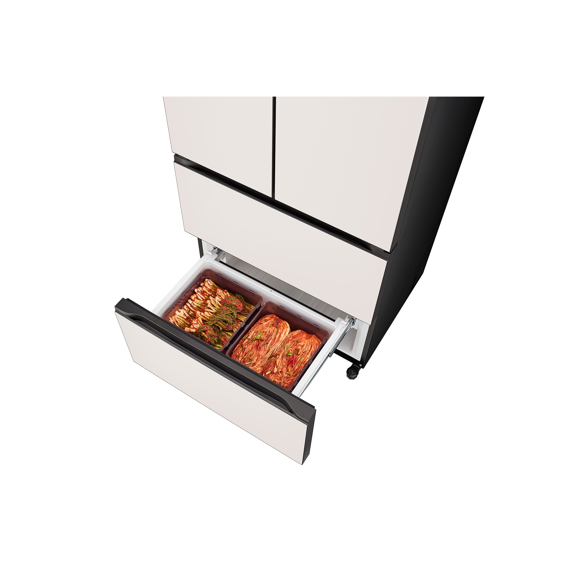LG 디오스 오브제컬렉션 김치톡톡 Fit & Max 김치냉장고 480L (글라스패널, 메탈프레쉬)