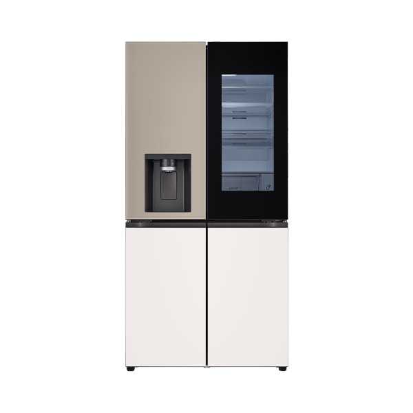 LG 디오스 오브제컬렉션 STEM 노크온 매직스페이스 얼음정수기냉장고 820L (글라스패널)