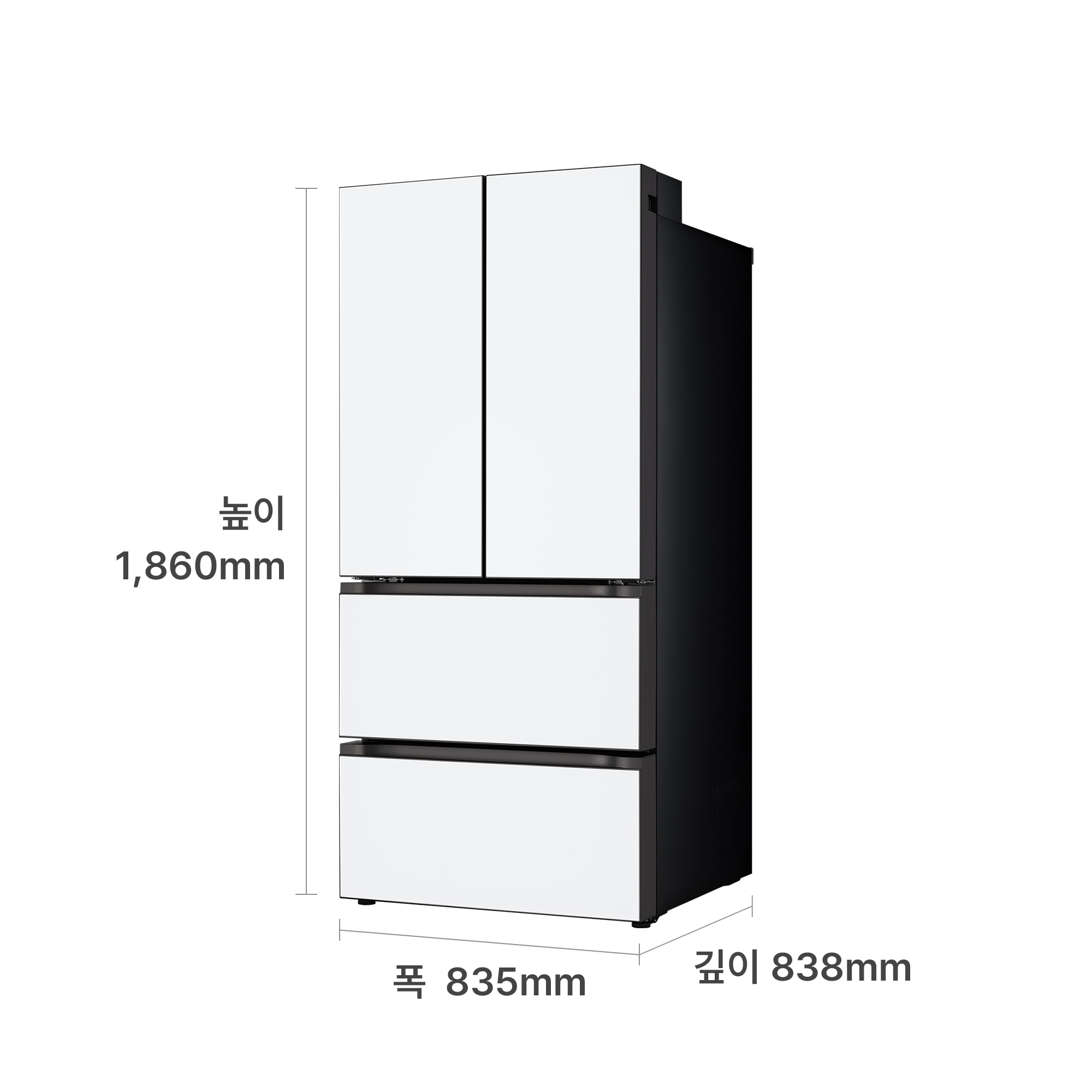 LG 디오스 AI 오브제컬렉션 김치톡톡 김치냉장고 491L (퓨어 프레시 필터, 멀티 보관실)