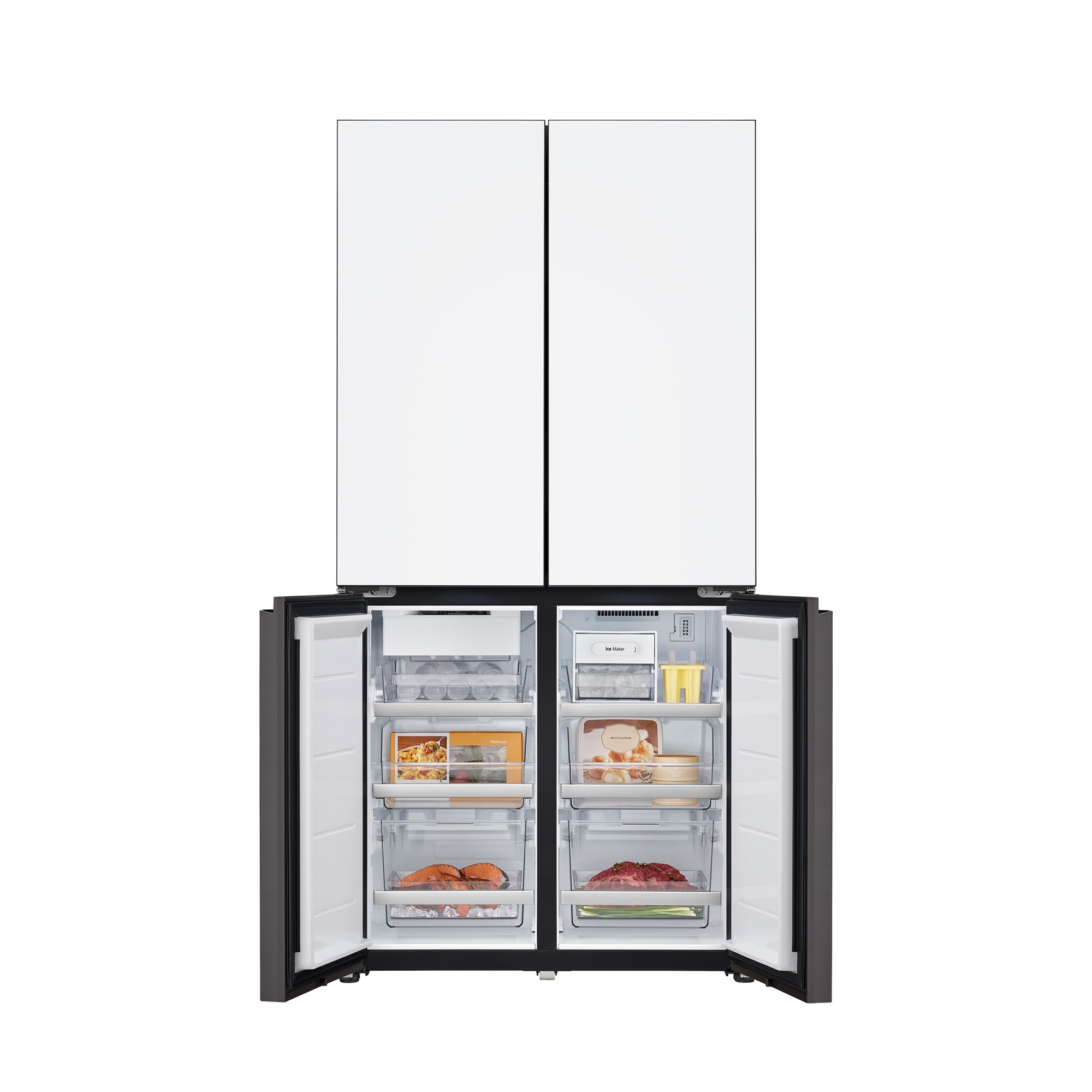 LG 디오스 오브제컬렉션 STEM 베이직 냉장고 601L 빌트인 (메탈패널)