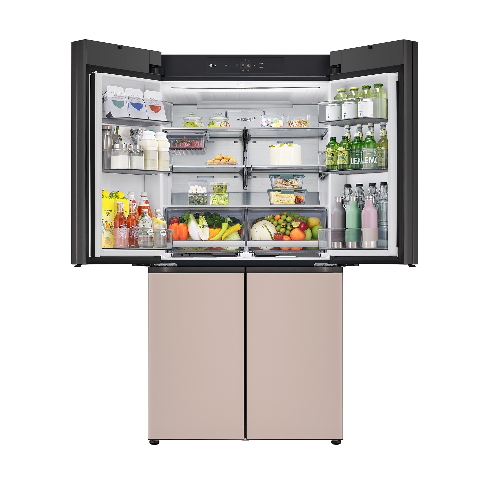 LG 디오스 AI 오브제컬렉션 더블매직스페이스 냉장고 871L (글라스패널)