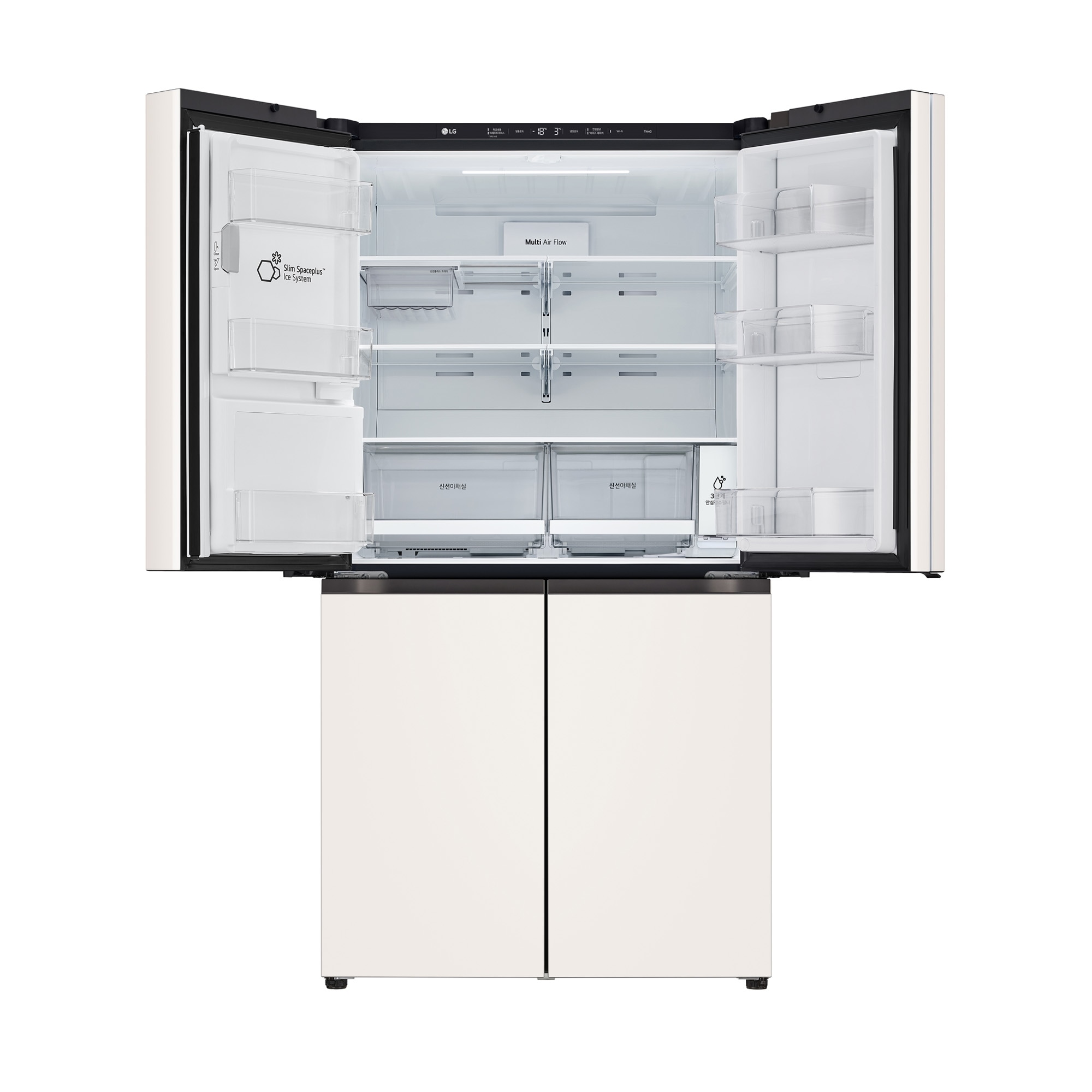 LG 디오스 AI 오브제컬렉션 노크온 매직스페이스 냉장고 871L (글라스패널)