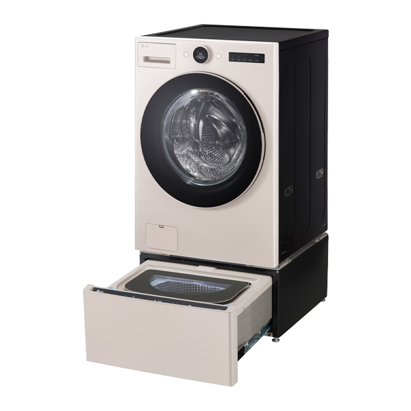 트롬 오브제컬렉션 워시콤보 (세탁24kg+건조15kg, 키높이 수납함)