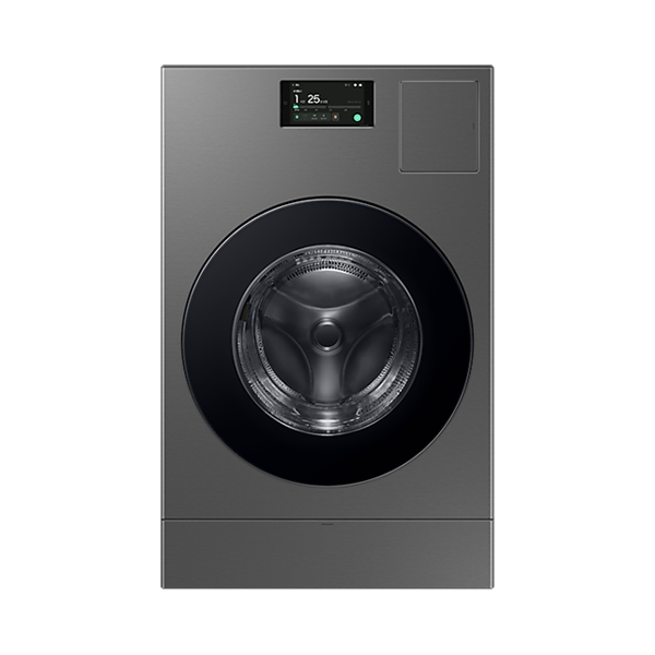 비스포크 AI 콤보 세탁 건조 일체형 다크실버스틸 (세탁 25kg+ 건조 15kg) - 다크실버스틸