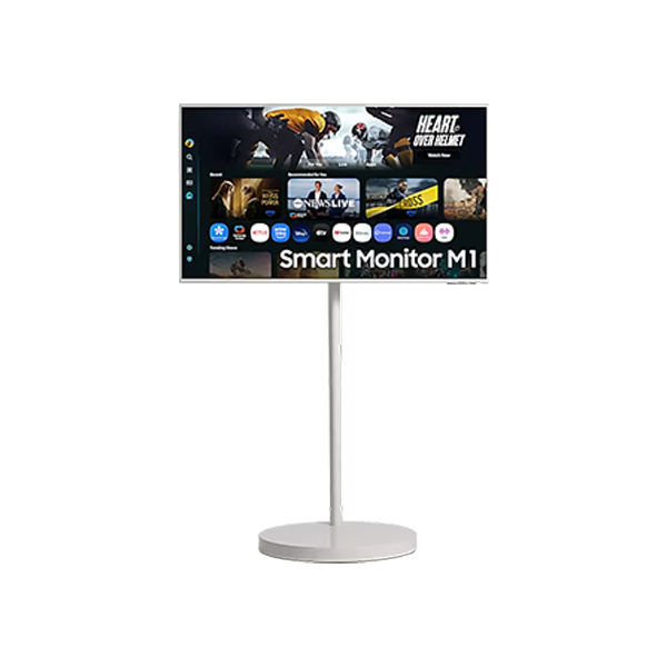 M1 스마트 모니터 무빙스탠드 43인치 + 이동형스탠드 - 화이트
