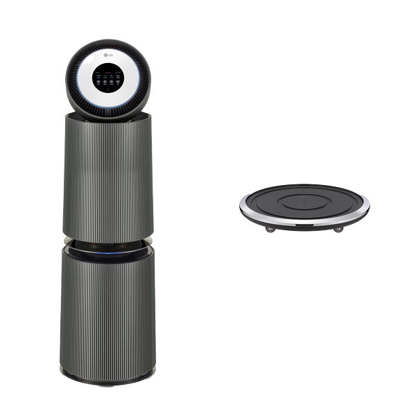 퓨리케어 오브제컬렉션 AI+ 360˚ 공기청정기 35평형 (무빙휠 세트, M 필터)