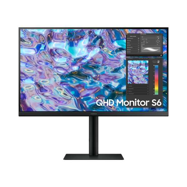 고해상도 QHD 모니터 S61B 27인치 - 블랙
