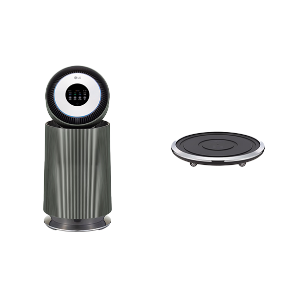 퓨리케어 오브제컬렉션 AI 360˚ 공기청정기 20평형 (무빙휠세트, G 필터)