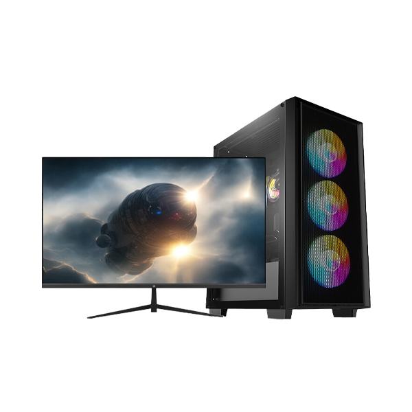 3D 게임용 본체+윈도우11+악세사리+게이밍모니터32 (i5-14400F, RTX5060, 16GB / 500GB SSD) - 블랙