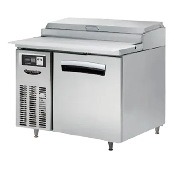 간냉식 토핑 테이블 냉장고 210L (올스텐)