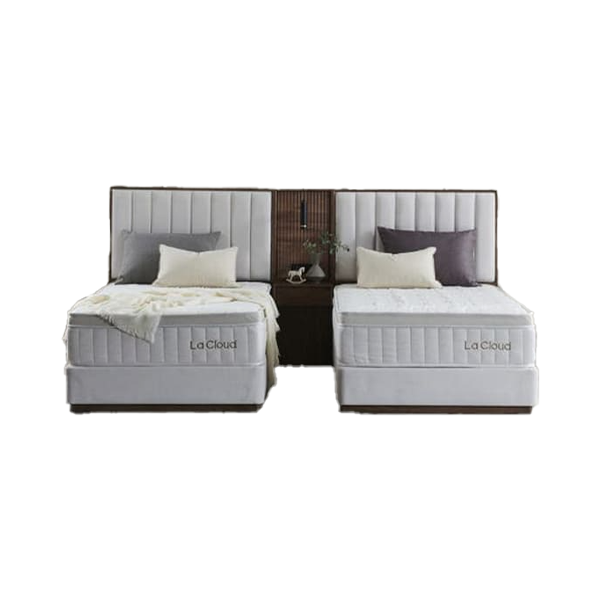 시에스타 호텔식 침대 프레임+매트리스+패널 세트 (트윈)